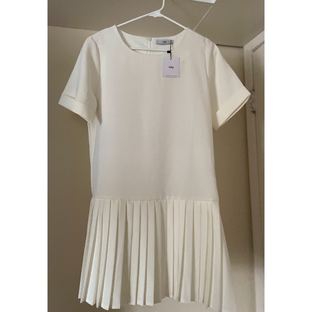 ADIKA NWT Drop Waist White Dress